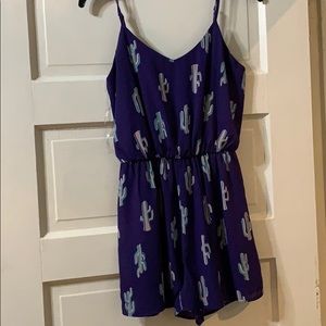 Cactus romper (size small)